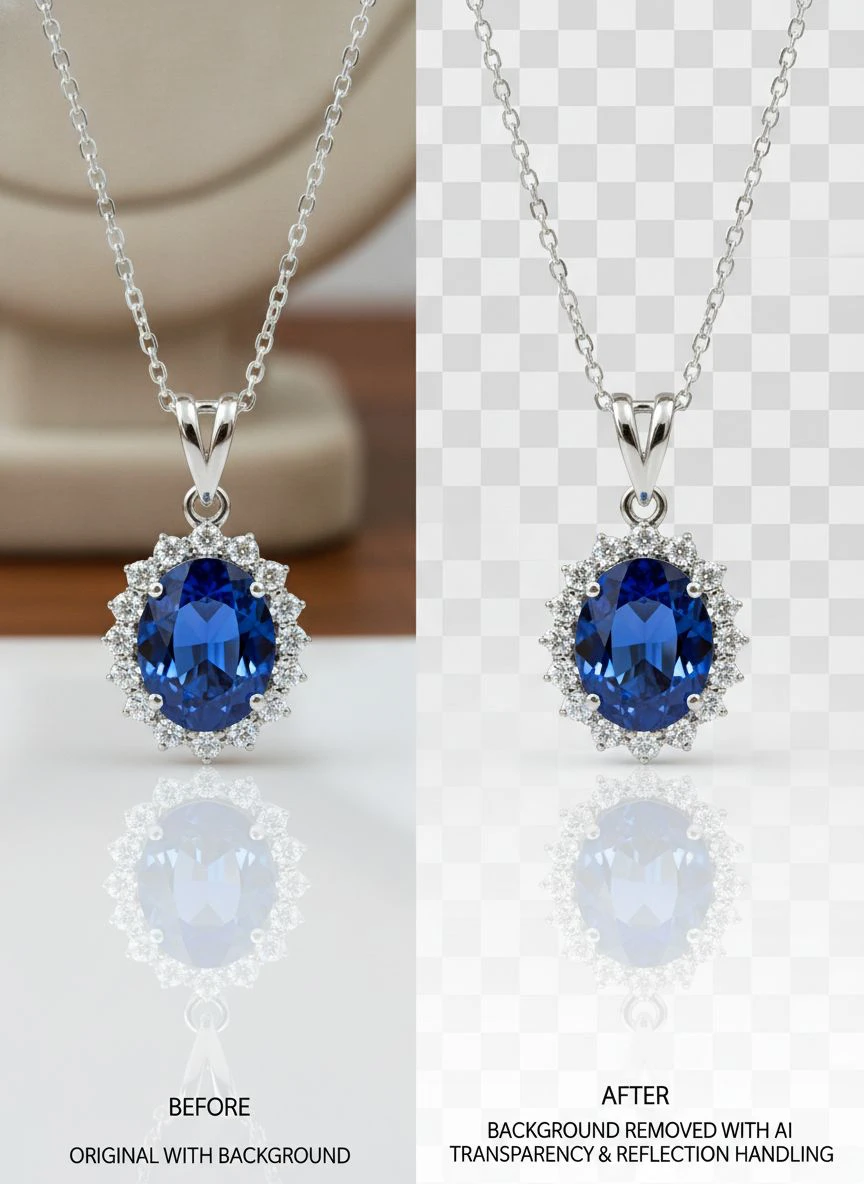 remove background from jewelry e-commerce photos with AI reflection handling - Professional Guide